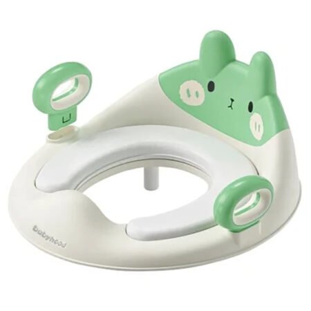 Накладка на унитаз Зайчик Babyhood, зелёная (BH-134G)