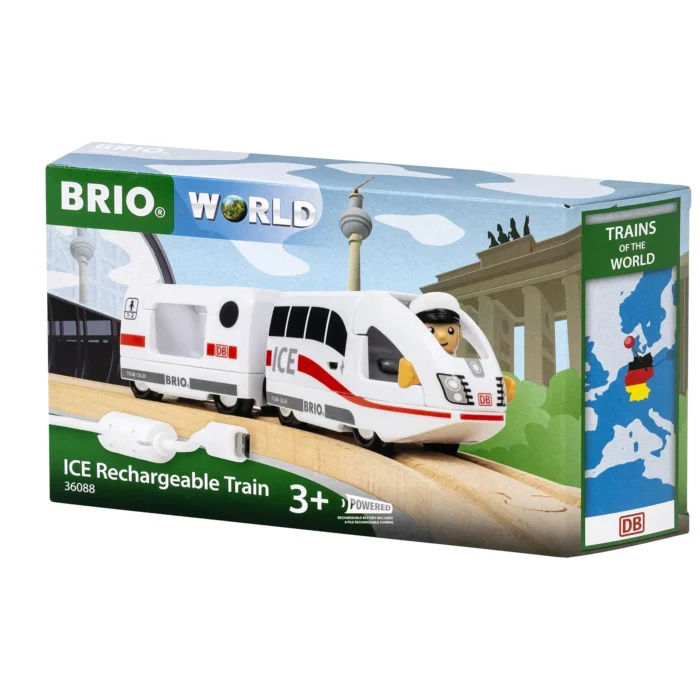Поїзд для залізниці BRIO ICE з USB підзарядкою (36088) - Зображення 1