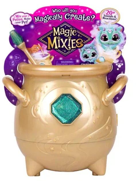 18 Чарівний казанок. Ігровий набір TM Magic Mixies (золотий) - Зображення 1
