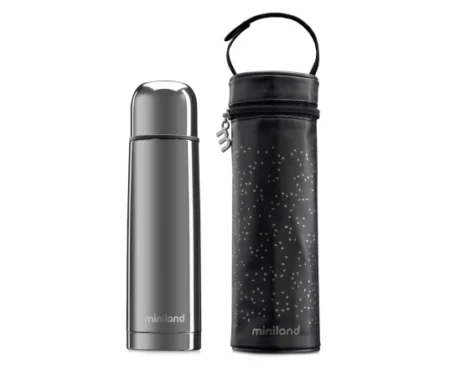 Термос для жидкостей серебро Deluxe Thermos Silver 500ML