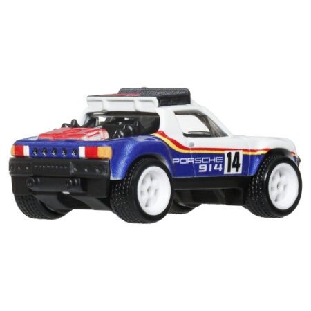 Машинка Premium Hot Wheels Porsche 914 Safari Thrill Climbers 1:64 JKF22 White - Зображення 3