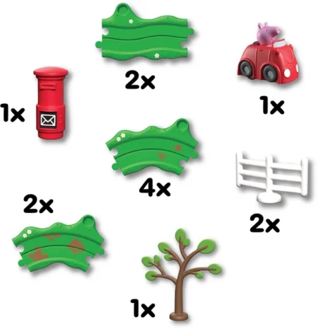 Ігровий набір з фігурками  Машинка свинки Пеппи  ТМ Peppa Pig - Зображення 3