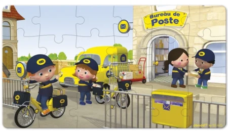 Набір з 2 пазлів Janod Велосипед Метта 60ел - Зображення 3