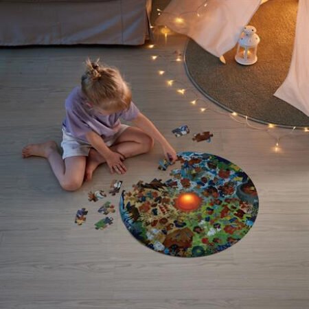 Пазл круглий Hape Кам'яний вік 100 ел. (E1638) - Зображення 3