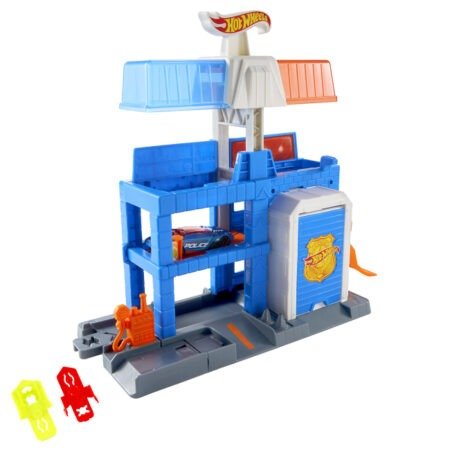 Ігровий набір Hot Wheels City Downtown Police Tower та лита поліцейська машинка - Зображення 2