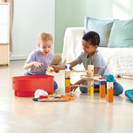 Конструктор-лабіринт Hape Quadrilla в ящику 58 ел. (E6027) - Зображення 4