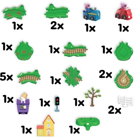 Ігровий набір з фігурками   Місто свинки Пеппи  ТМ Peppa Pig - Зображення 4