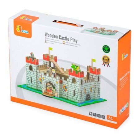 Ігровий набір Viga Toys Дерев'яний замок (50310) - Зображення 2