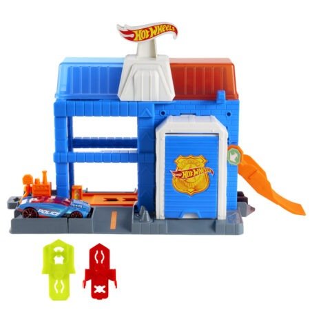 Ігровий набір Hot Wheels City Downtown Police Tower та лита поліцейська машинка - Зображення 3