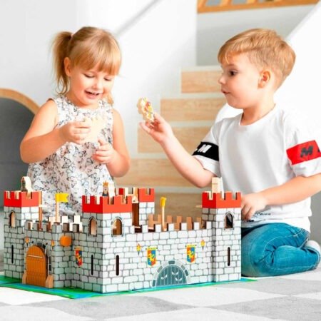 Ігровий набір Viga Toys Дерев'яний замок (50310) - Зображення 3