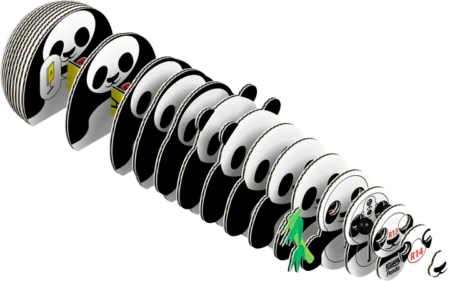 Збірна 3Д модель Зоопарк: Панда - Зображення 2