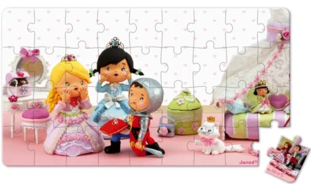 Набір з 2 пазлів Janod Роза грає принцесу - Зображення 2