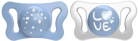 Пустушка Physioforma Micro силіконова від 0 до 2 місяців 2шт. (хлопчик)