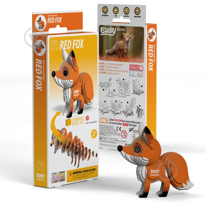 Збірна 3Д модель: Червона лисиця - Зображення 1