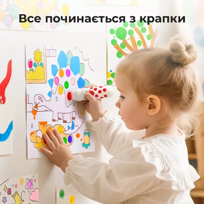 Набір маркерів Mideer Чарівна точка 6 шт - Зображення 3