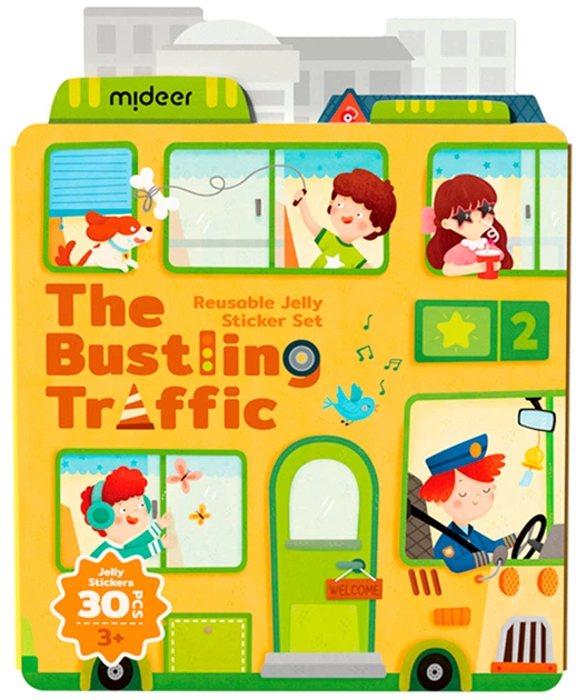 14 Наліпки набір STICKERS BUSTLING TRAFFIC - Зображення 1