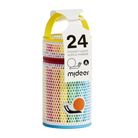 Набір маркерів 24шт. STRAIGHT LIQUID ACRYLIC MARKER 24